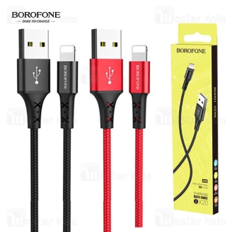 کابل لایتنینگ بروفون Borofone BX20 Lightning Cable توان 2 آمپر و طول 1 متر