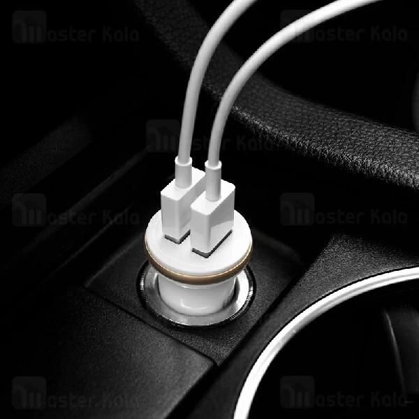 شارژر فندکی بروفون Borofone BZ5 Dual Port Car Charger توان 2.1 آمپر