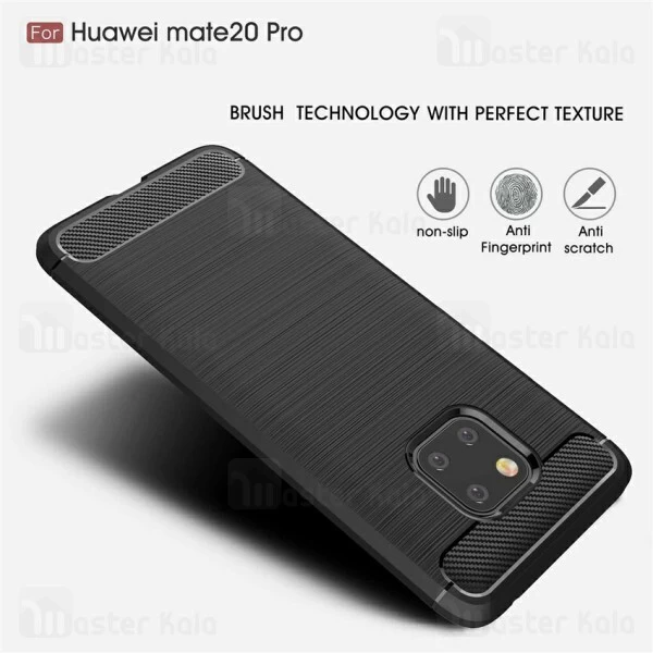 قاب محافظ ژله ای Huawei Mate 20 Pro Fiber Carbon Rugged Armor Case