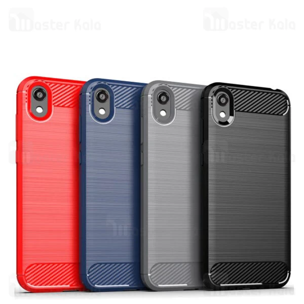 قاب محافظ ژله ای Huawei Honor 8s / Y5 2019 Fiber Carbon Rugged Armor Case