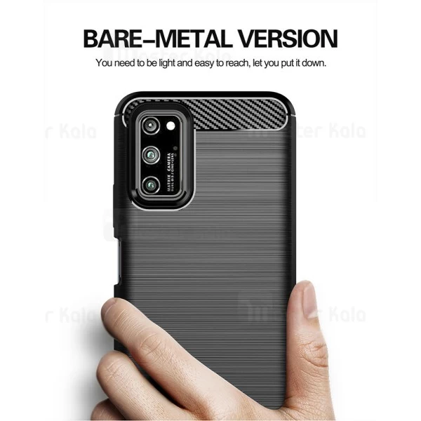 قاب محافظ ژله ای Huawei Honor V30 / V30 Pro Fiber Carbon Rugged Armor Case