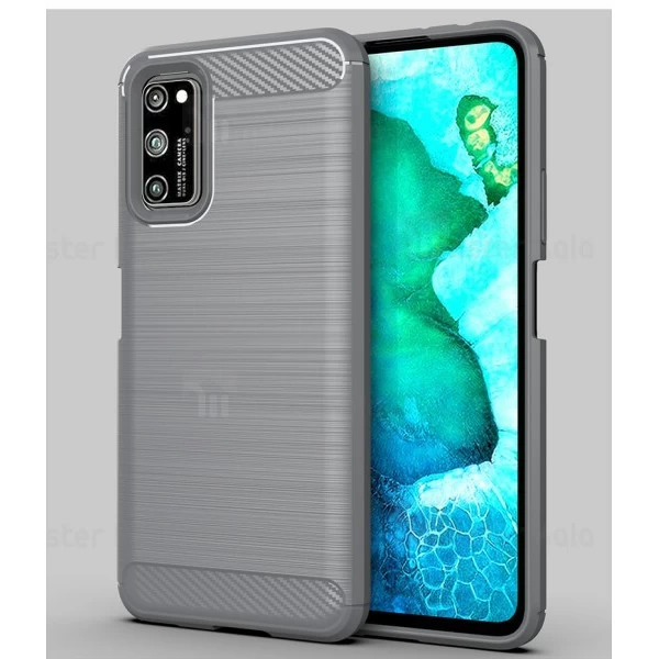 قاب محافظ ژله ای Huawei Honor V30 / V30 Pro Fiber Carbon Rugged Armor Case