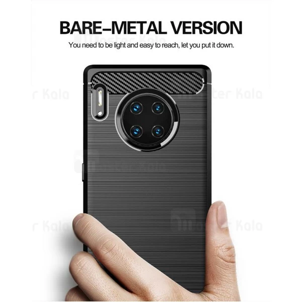 قاب محافظ ژله ای Huawei Mate 30 Pro Fiber Carbon Rugged Armor Case