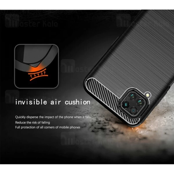 قاب محافظ ژله ای Huawei P40 Lite / Nova 6 SE / Nova 7i Fiber Carbon Rugged Armor Case