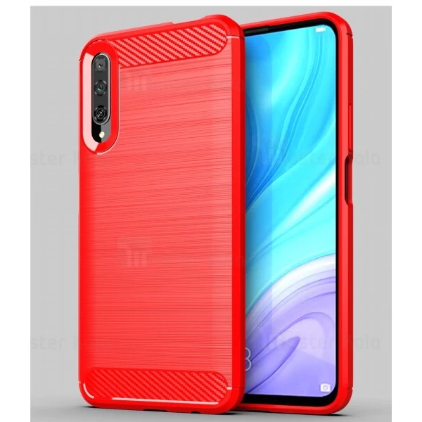 قاب محافظ ژله ای Huawei Y9s / Honor 9x Pro Fiber Carbon Rugged Armor Case