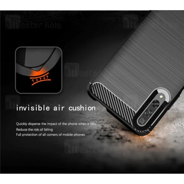 قاب محافظ ژله ای Huawei Y9s / Honor 9x Pro Fiber Carbon Rugged Armor Case