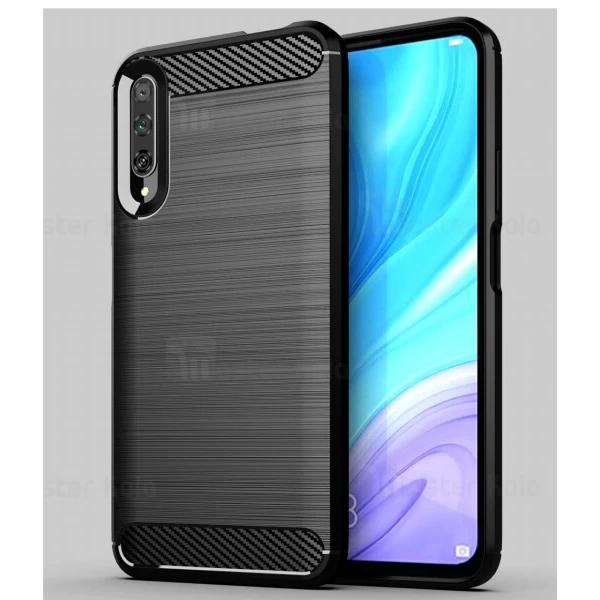قاب محافظ ژله ای Huawei Y9s / Honor 9x Pro Fiber Carbon Rugged Armor Case