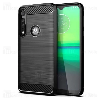 قاب محافظ ژله ای موتورولا Motorola One Macro / G8 Play Rugged Armor Fiber Carbon
