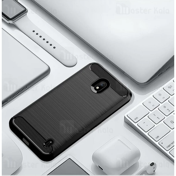 قاب محافظ ژله ای Nokia 2.2 Fiber Carbon Rugged Armor Case
