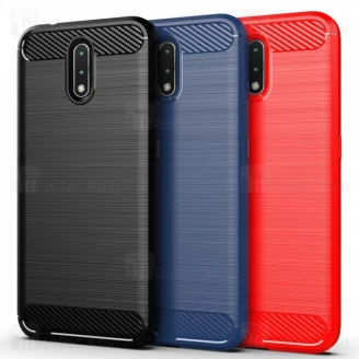 قاب فیبر کربنی نوکیا Nokia 2.3 Rugged Armor Fiber Carbon