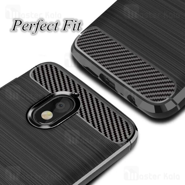 قاب محافظ ژله ای Nokia 3.1 2018 Fiber Carbon Rugged Armor Case