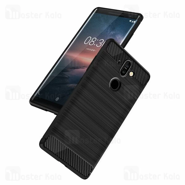 قاب محافظ ژله ای Nokia 8 Sirocco Fiber Carbon Rugged Armor Case