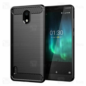 قاب محافظ ژله ای نوکیا Nokia C1 Rugged Armor Fiber Carbon