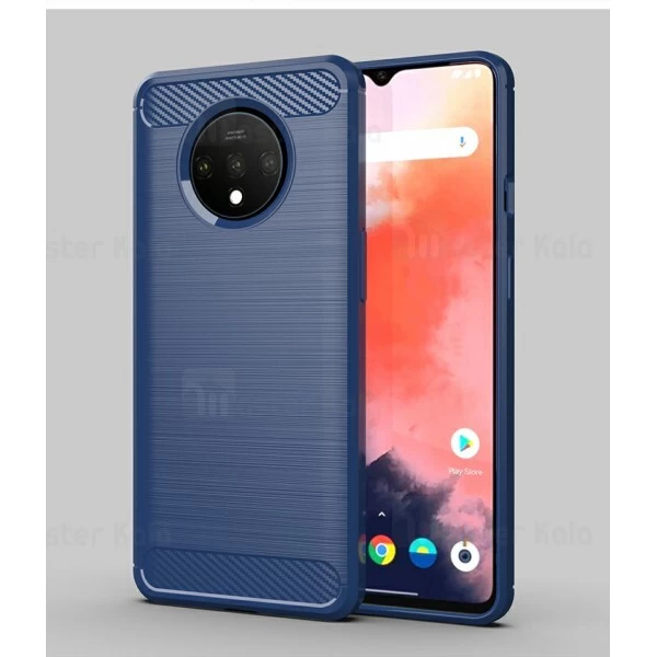 قاب محافظ ژله ای OnePlus 7T Fiber Carbon Rugged Armor Case