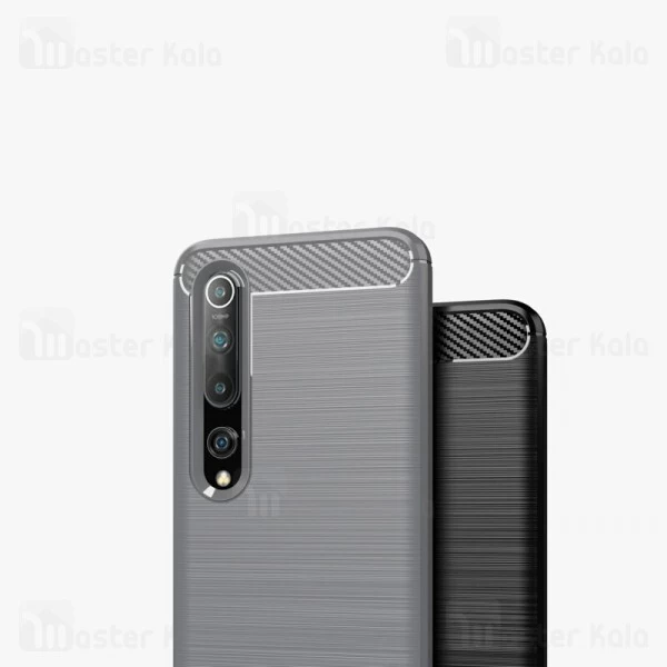 قاب محافظ ژله ای Xiaomi Mi 10 / Mi 10 Pro Fiber Carbon Rugged Armor Case