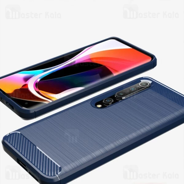قاب محافظ ژله ای Xiaomi Mi 10 / Mi 10 Pro Fiber Carbon Rugged Armor Case