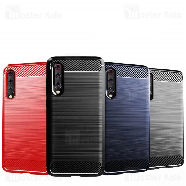 قاب محافظ ژله ای Xiaomi Mi 9 SE Fiber Carbon Rugged Armor Case