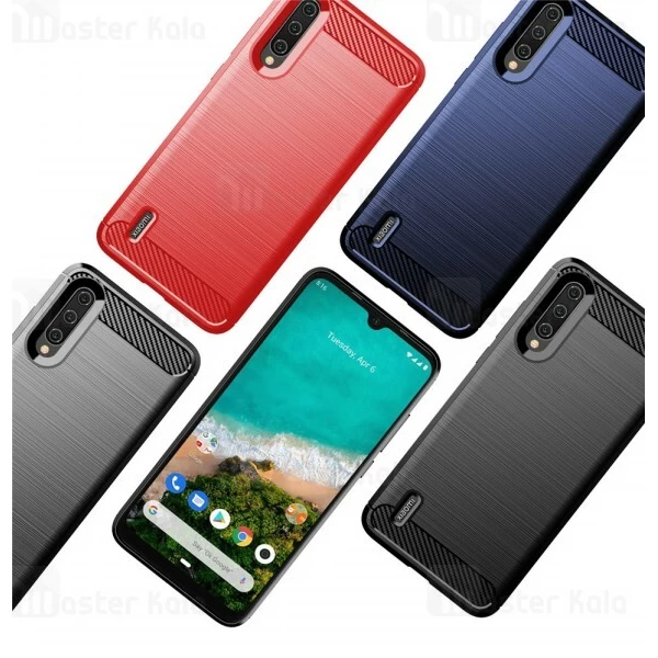 قاب محافظ ژله ای Xiaomi Mi A3 / Mi CC9e Fiber Carbon Rugged Armor Case