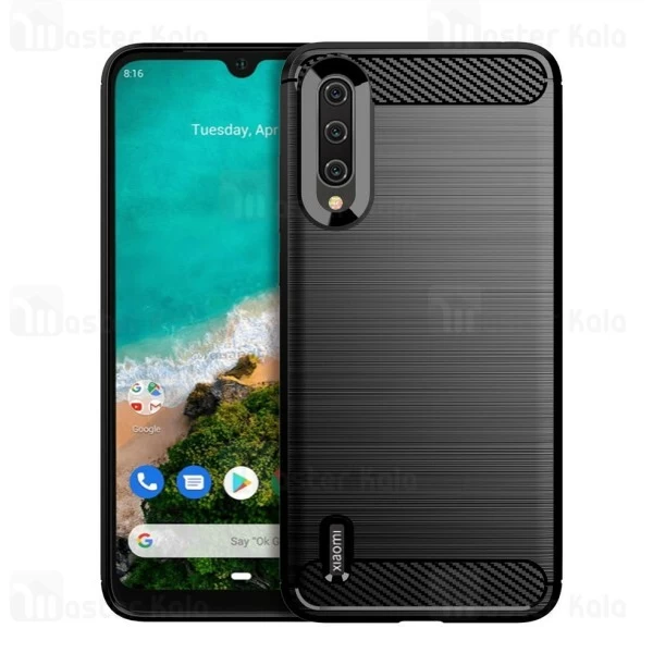 قاب محافظ ژله ای Xiaomi Mi A3 / Mi CC9e Fiber Carbon Rugged Armor Case