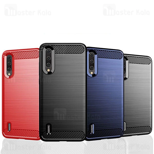 قاب محافظ ژله ای Xiaomi Mi A3 / Mi CC9e Fiber Carbon Rugged Armor Case