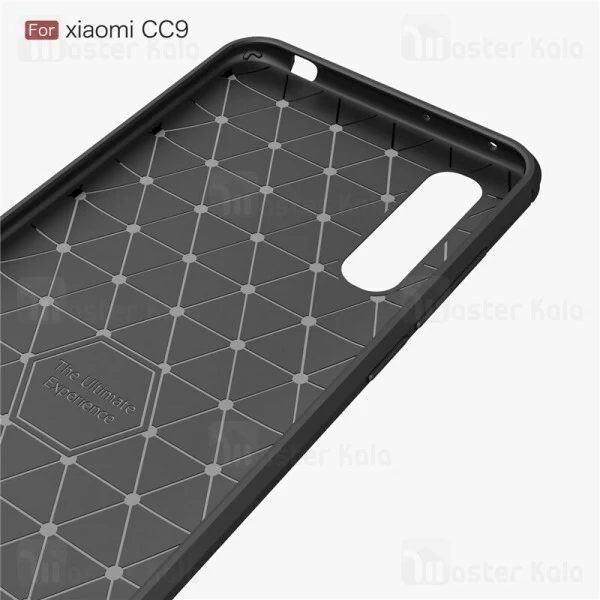 قاب محافظ ژله ای Xiaomi Mi 9 Lite / Mi CC9 Fiber Carbon Rugged Armor Case