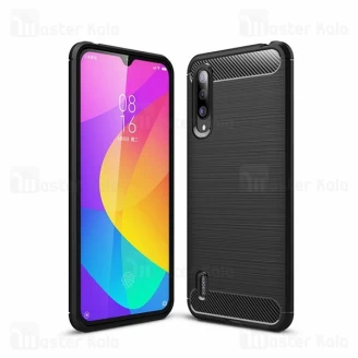 قاب محافظ ژله ای Xiaomi Mi 9 Lite / Mi CC9 Rugged Armor Fiber Carbon