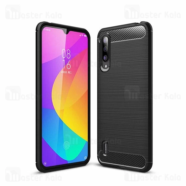 قاب محافظ ژله ای Xiaomi Mi 9 Lite / Mi CC9 Fiber Carbon Rugged Armor Case