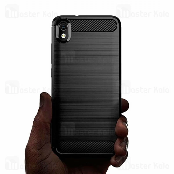 قاب محافظ ژله ای Xiaomi Redmi 7A Fiber Carbon Rugged Armor Case
