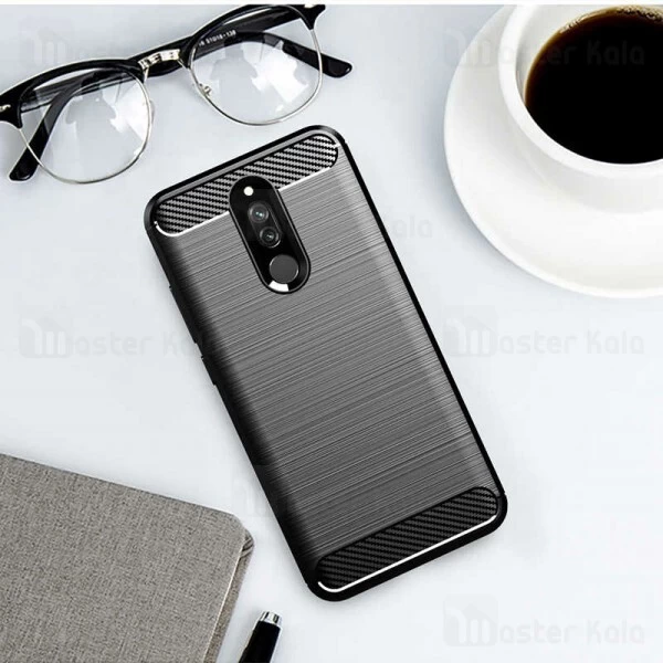قاب محافظ ژله ای Xiaomi Redmi 8 Fiber Carbon Rugged Armor Case