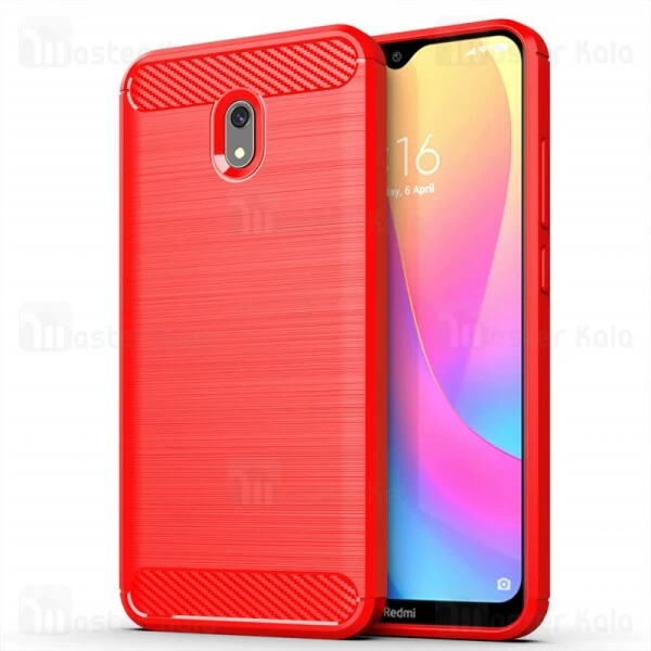 قاب محافظ ژله ای Xiaomi Redmi 8A Fiber Carbon Rugged Armor Case