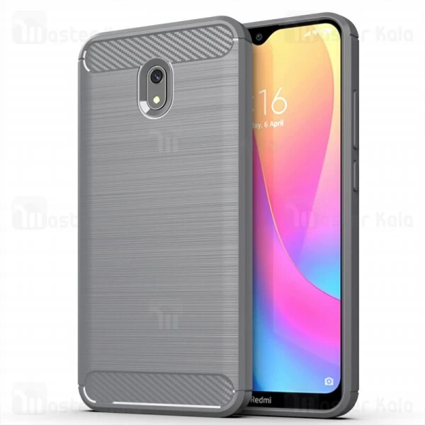 قاب محافظ ژله ای Xiaomi Redmi 8A Fiber Carbon Rugged Armor Case