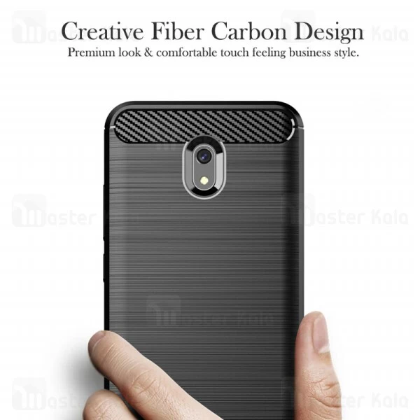 قاب فیبر کربنی Xiaomi Redmi 8A Fiber Carbon Rugged Armor Case
