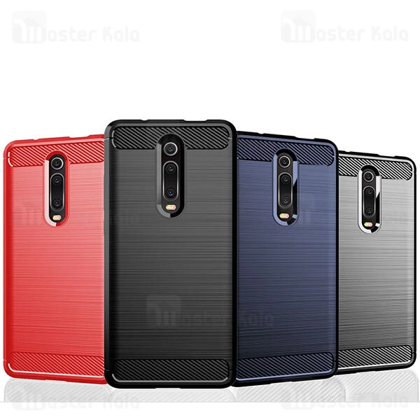قاب محافظ ژله ای Xiaomi Redmi K20 / K20 Pro / Mi9T / Mi9T Pro Fiber Carbon Rugged Armor Case