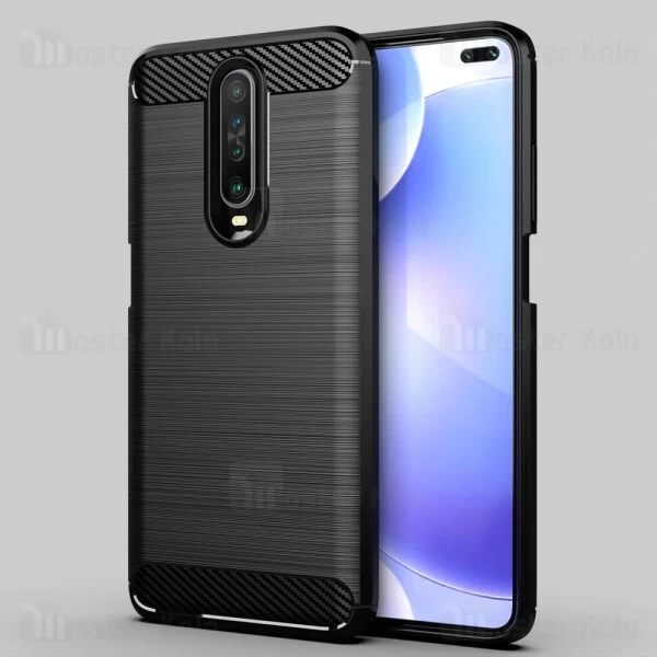 قاب محافظ ژله ای Xiaomi Redmi K30 / Poco X2 Fiber Carbon Rugged Armor Case