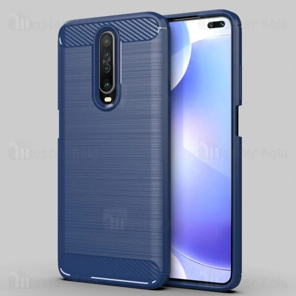 قاب محافظ ژله ای Xiaomi Redmi K30 / Poco X2 Fiber Carbon Rugged Armor Case