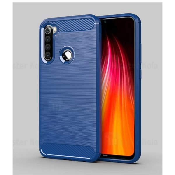 قاب محافظ ژله ای شیائومی Xiaomi Redmi Note 8T Rugged Armor Fiber Carbon