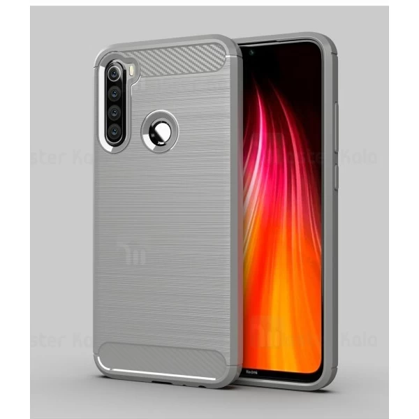 قاب محافظ ژله ای شیائومی Xiaomi Redmi Note 8T Rugged Armor Fiber Carbon