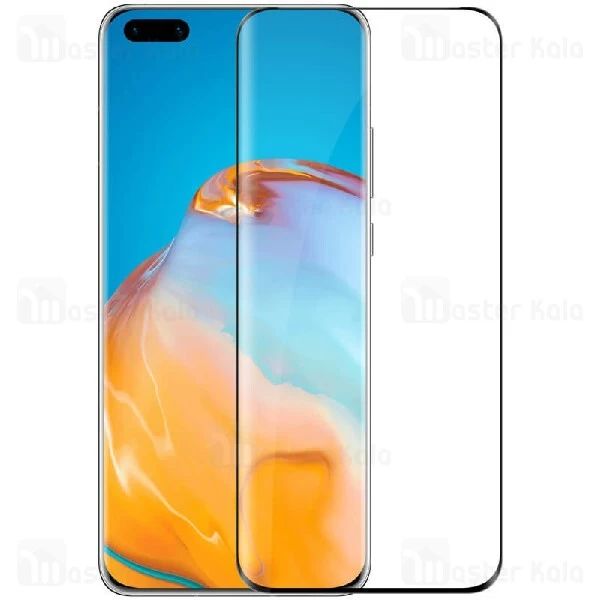 محافظ صفحه شیشه ای دورچسب تمام صفحه نیلکین Huawei P40 Pro / P40 Pro Plus 3D CP+ Max