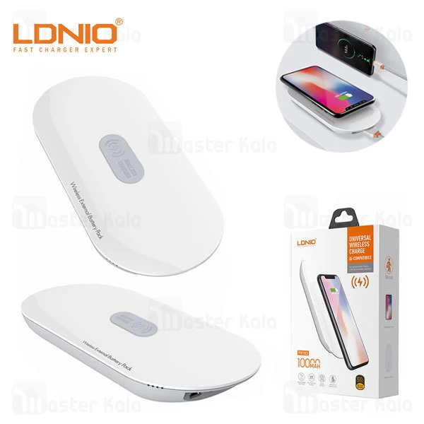 شارژر و پاوربانک وایرلس 10000 الدینیو LDNIO PW1003 Wireless Power Bank