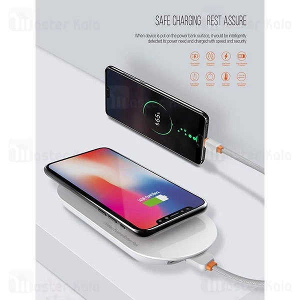 شارژر و پاوربانک وایرلس 10000 الدینیو LDNIO PW1003 Wireless Power Bank