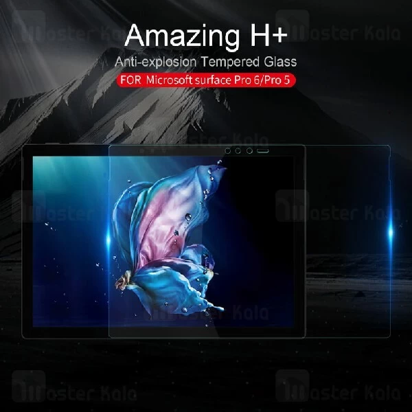 محافظ صفحه شیشه ای نیلکین مایکروسافت Microsoft Surface Pro 5 / 6 Nillkin H+ Tempered Glass