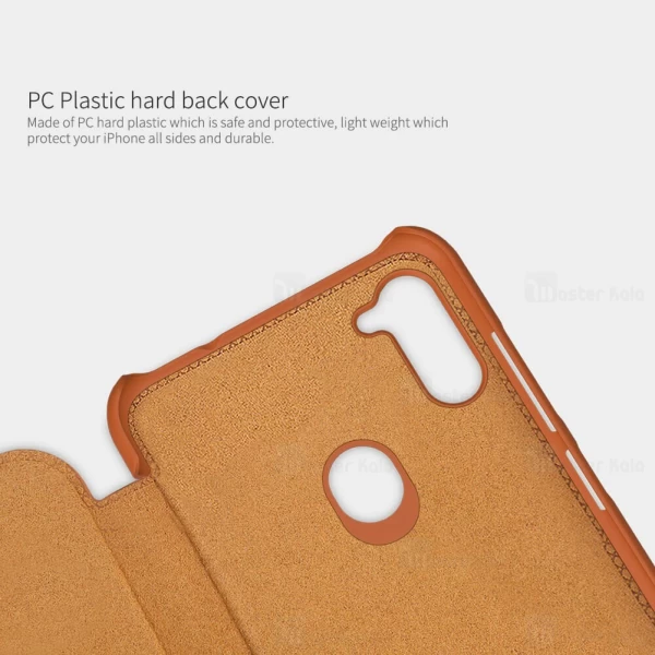 کیف چرمی نیلکین سامسونگ Samsung Galaxy A11 Nillkin Qin Leather Case