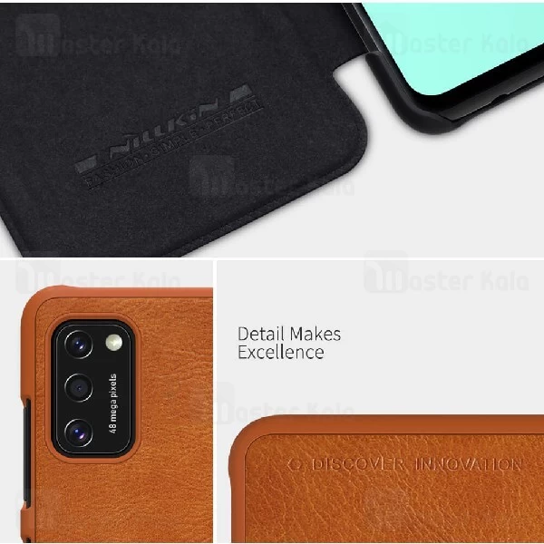 کیف چرمی نیلکین سامسونگ Samsung Galaxy A41 Nillkin Qin Leather Case