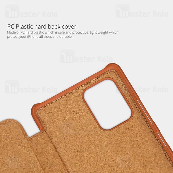 کیف چرمی نیلکین سامسونگ Samsung Galaxy S10 Lite Nillkin Qin Leather Case