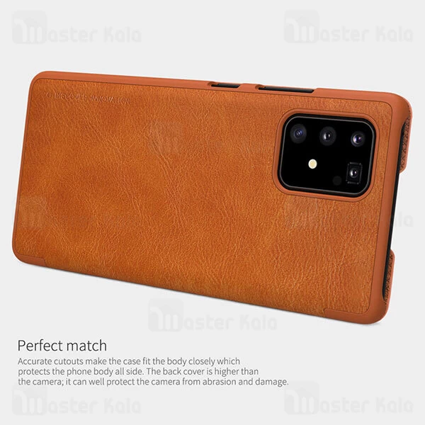 کیف چرمی نیلکین سامسونگ Samsung Galaxy S10 Lite Nillkin Qin Leather Case