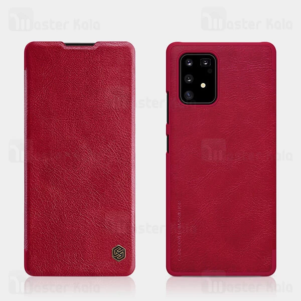 کیف چرمی نیلکین سامسونگ Samsung Galaxy S10 Lite Nillkin Qin Leather Case