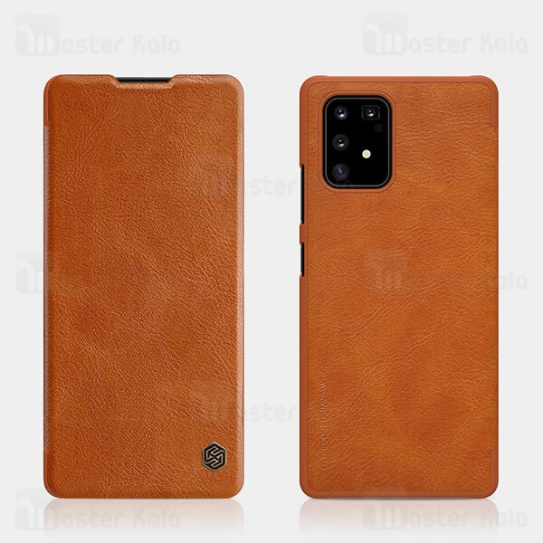 کیف چرمی نیلکین سامسونگ Samsung Galaxy S10 Lite Nillkin Qin Leather Case