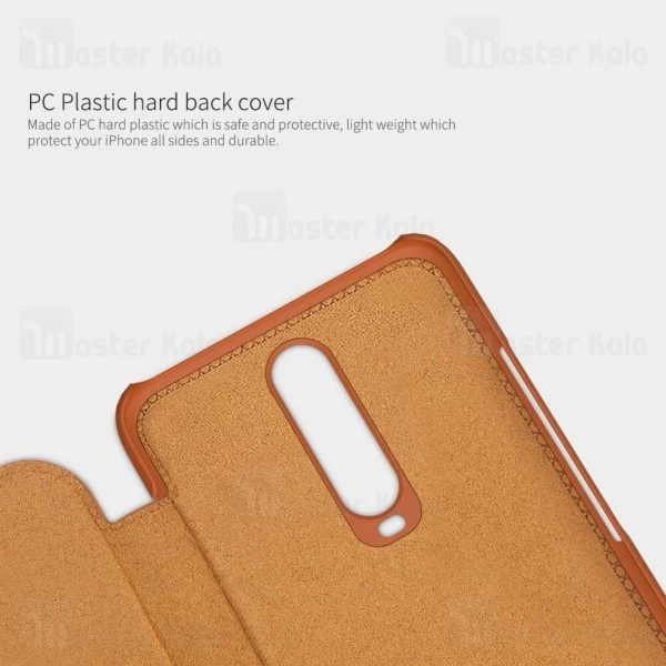 کیف چرمی Xiaomi Redmi K30 / Poco X2 Nillkin Qin Leather Case