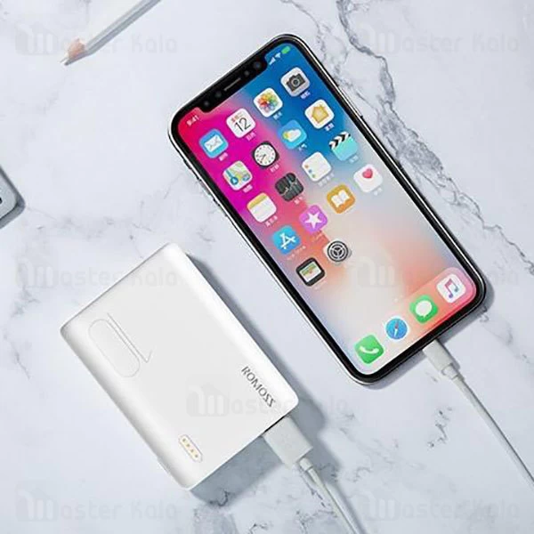 پاوربانک 10000 میلی آمپر روموس Romoss Powerbank PSL10 توان 2.1 آمپر
