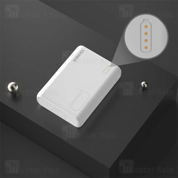 پاوربانک 10000 میلی آمپر روموس Romoss Powerbank PSL10 توان 2.1 آمپر